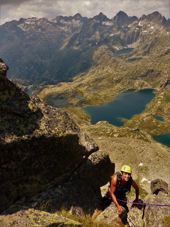 Crestas en el Pirineo: cresta de Travesany