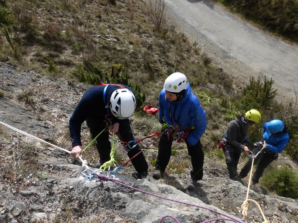 Cursos de autorrescate en roca
